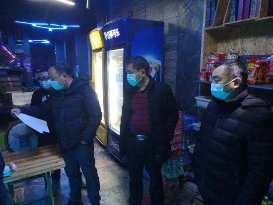 中心路街道督查重点场所疫情防控工作(图1)